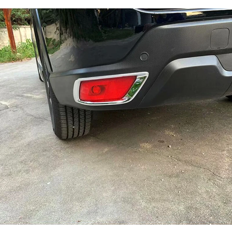 Автомобильный Стайлинг, черный цвет, накладка на переднюю головку, противотуманный светильник, рамка для лампы, наклейка, часть украшения, 2 шт. для Subaru Forester SK