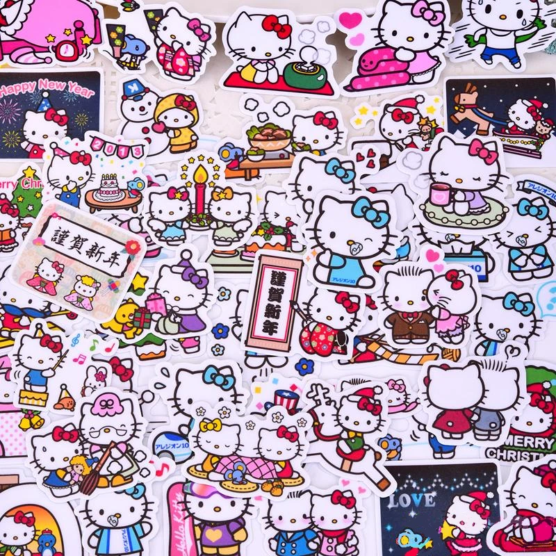 40 шт. милые наклейки kawaii s для планировщиков/DIY скрапбукинга/Водонепроницаемые