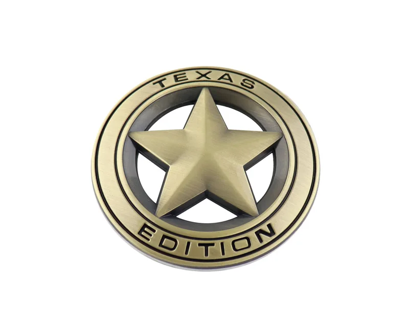 Бронзовая эмблема Texas Edition для TAOMA Tundra F150 250 заводская табличка стикер