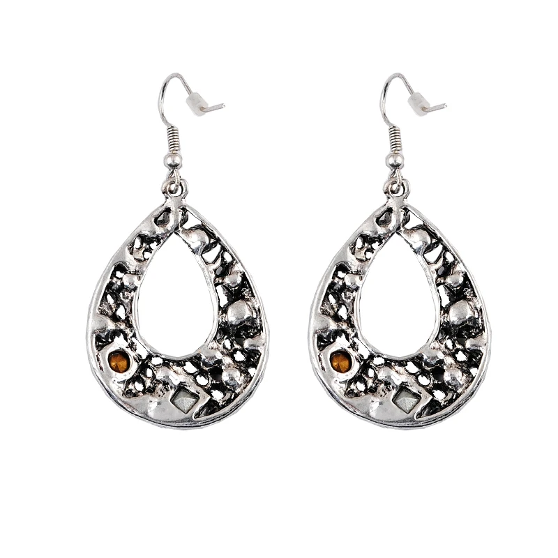 New Bohemian Fashion Earrings Teardrop-shaped Pierced Ear Retro Free Shipping | Украшения и аксессуары