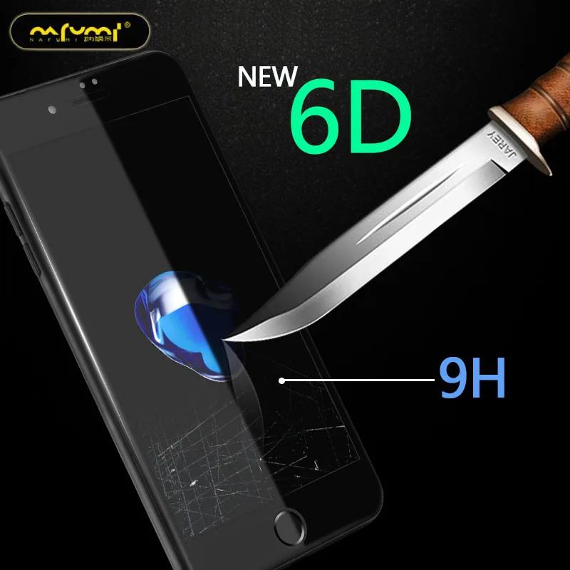 Nafumi стекло на iphone 8 закаленное Экран протектор для 6s 6 plus 7 x плюс стекло|Защитные