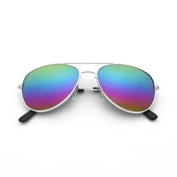 silver colorfulglass Linther классический бренд дизайн поляризационные солнцезащитные очки для женщин Пилот Стиль роскошные солнцезащитные очки высокого качества для мужчин женщи - Цвет линз: silver colorfulglass