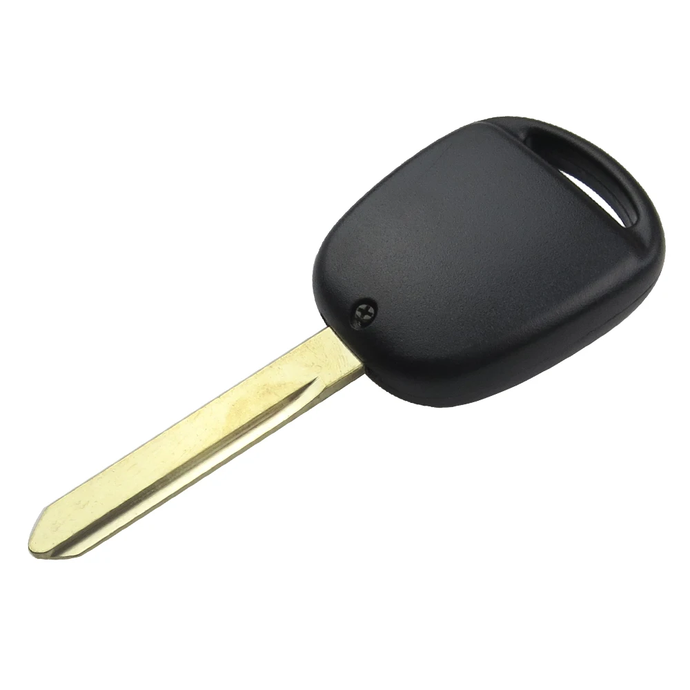 OkeyTech 2 кнопки Uncut Toy47 лезвие с резиновой кнопкой ключ колодки оболочки для Toyota Camry