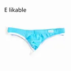 Новинка 2018, модное мужское нижнее белье, однотонные сексуальные дышащие стринги с низкой талией