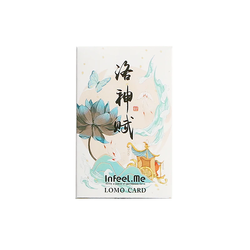 28 Sheets/Set Ancient Mythology Luo Shen Fu Lomo Card Cartoon Mini Postcard Message Card Christmas Gifts
