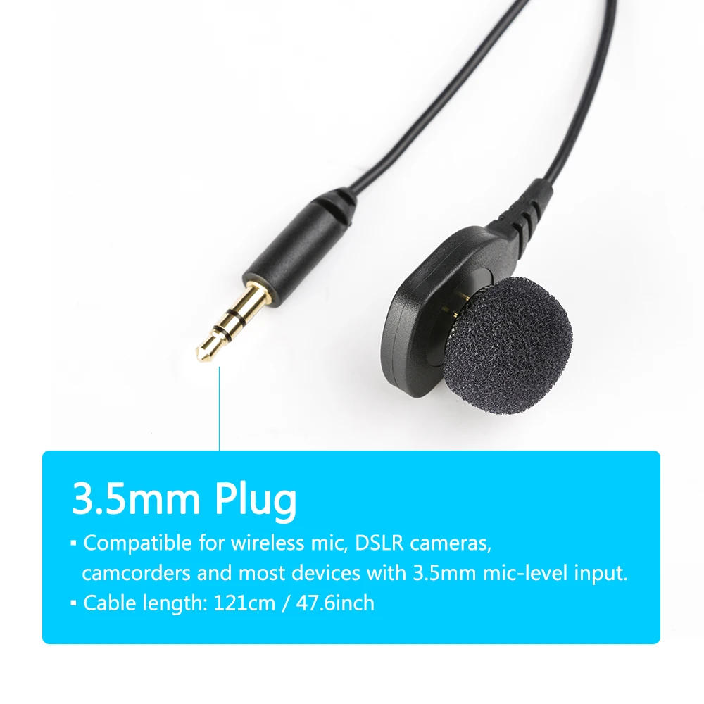 Новый BOYA BY HLM1 переносной контактный микрофон Omnidirection Conderser Lavalier Mic разъем 3 5 мм для