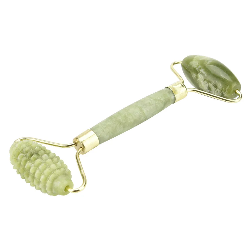 Double Head Natural Facial Beauty Massage Tool Roller Jade Face Thin Slimming Body Neck | Красота и здоровье