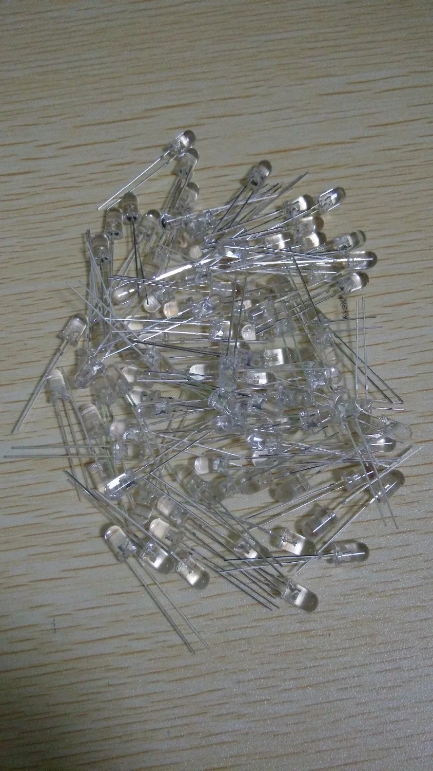 

5mm led white 100pcs F5 LED 5MM white DIP2 long legs 5mm led white New and original free shipping