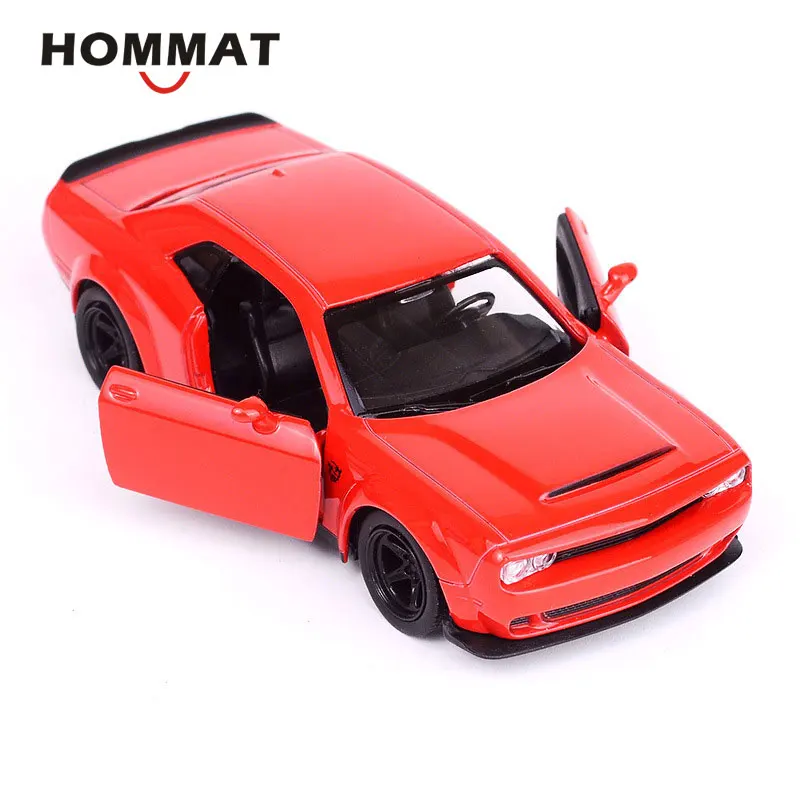 Домашний коврик имитация 1:36 Dodge Challenger SRT модель автомобиля литой диск Игрушечная