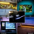 Светодиодная лента 2835SMD с питанием от USB, гибкая светодиодная лампа RGB для подсветильник Ки телевизора, рабочего стола, экрана, диодсветильник льник, 5 в постоянного тока, 1 м, 2 м, 3 м, 4 м, 5 м