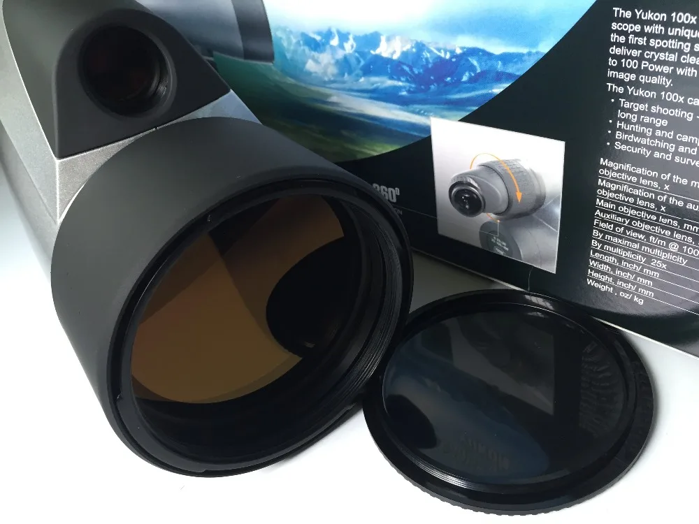 Оригинальный набор Юкон spotting scope 6 100x100 range и настольный Трипод 100x увеличение