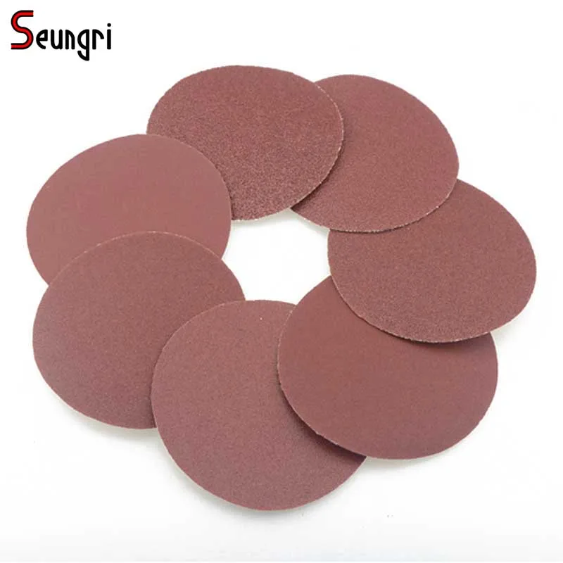 Seungri 10Pcs 4 inch 100mm Round sandpaper Disk Sand Sheets Grit 40-2000 Hook Loop Sanding Disc for Sander Grits | Инструменты