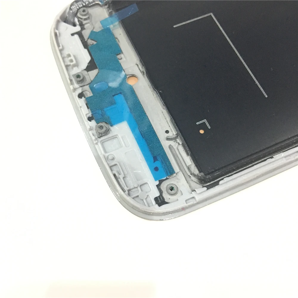 Для Samsung Galaxy S4 i9500 Phone AMOLED LCD сенсорный экран дигитайзер с рамкой Замена бесплатным
