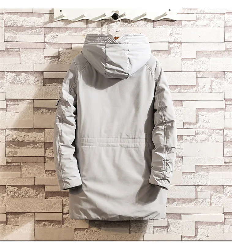 KOLMAKOV Мужская одежда зимние парки для мужчин 4XL, 5XL Высокое качество модная парка с капюшоном Пальто и куртки Homme Брендовое Мужское пальто