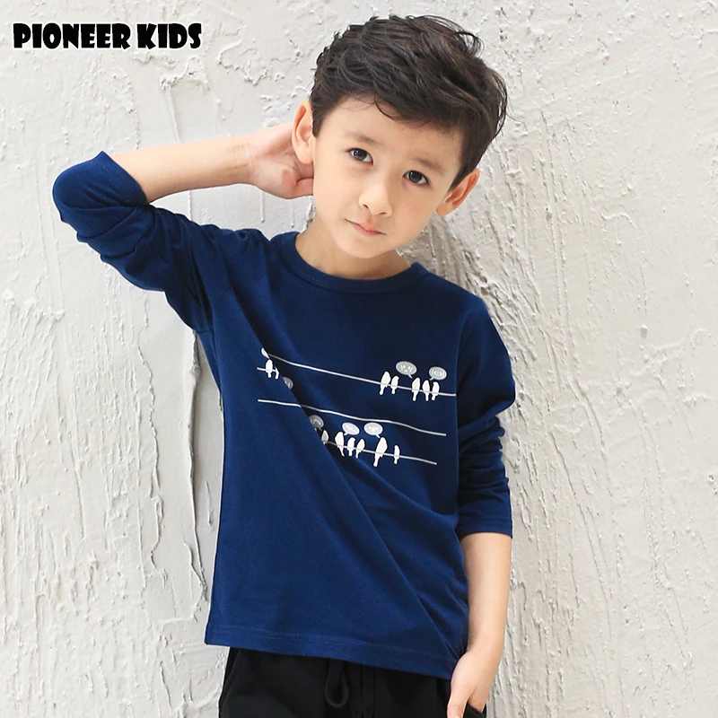 Pioneer Kids/детская одежда наивысшего качества футболка для мальчиков Брендовая