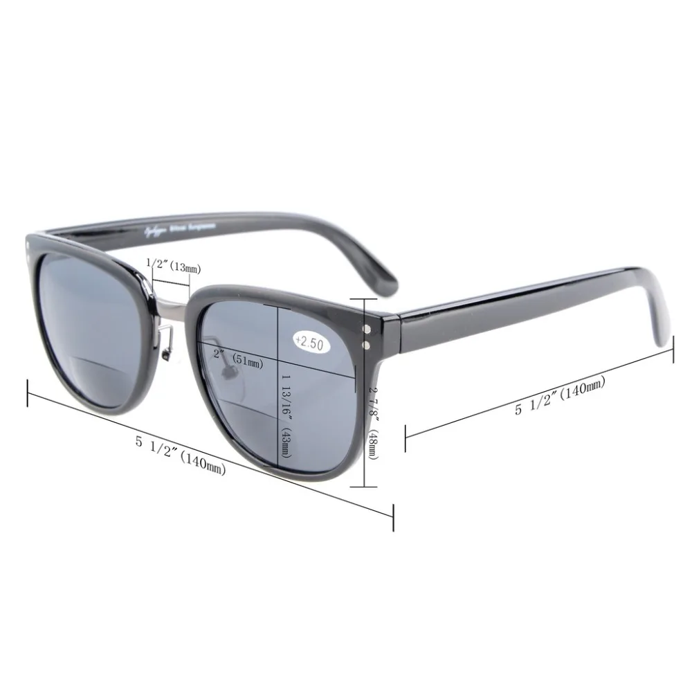 S012 Eyekepper Ретро бифокальные Солнцезащитные очки для женщин oversize Защита от солнца