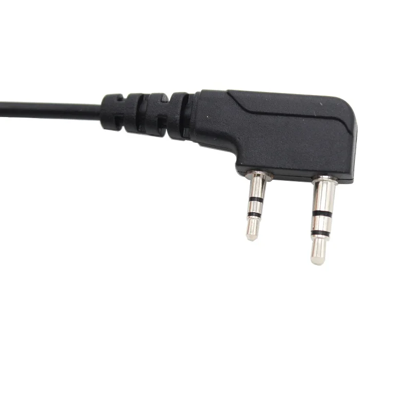 2 контактный Заушник портативная рация с наушниками гарнитура для Kenwood BaoFeng UV 5R BF
