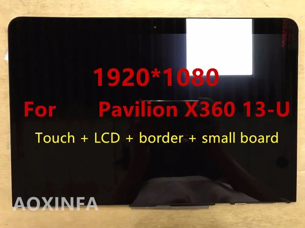 Оригинальный сенсорный ЖК-экран в сборе с рамкой 13 3 дюйма для HP Pavilion X360 13-U u002n 1366*768