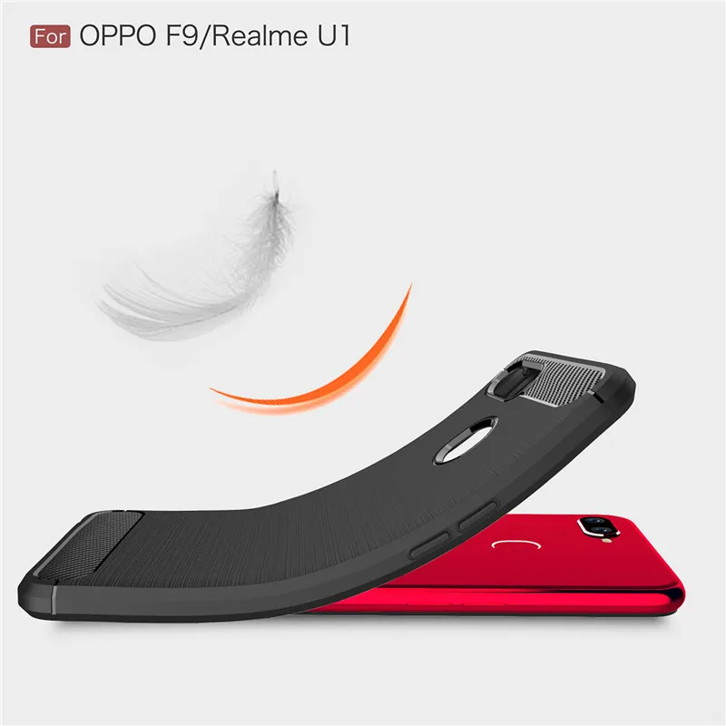 Чехол OPPO F9 чехол Pro противоударный силиконовый Матовый Бампер для мобильного