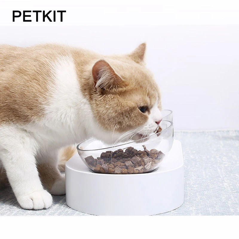 PETKIT 15 градусов регулируемая миска для домашних животных кошка подставка против