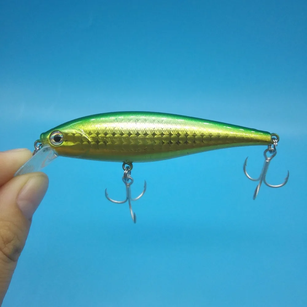 TSURINOYA, 5 шт./лот, DW34, Minnow, твердая приманка, 78 мм, 9,2 г, глубина, 0,8-1,2 м, Искусственные пластиковые приманки для глубоких ныряльщиков, жесткие приманки, рыболовные приманки
