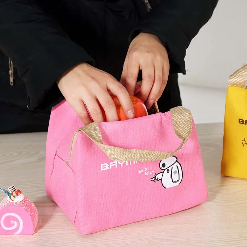 С принтом в виде животных для маленьких Еда бутылки из под молока термо сумка