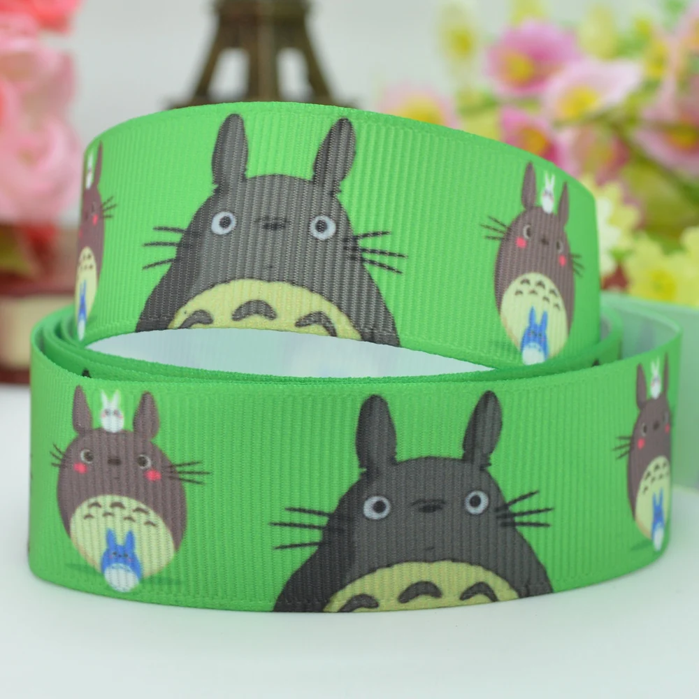 DUWES 7/8 &quot22 мм 2 5 10 20 50 ярдов Totoro Cardcaptor Sakura мультфильм печатных grosgrain ленты волос лук