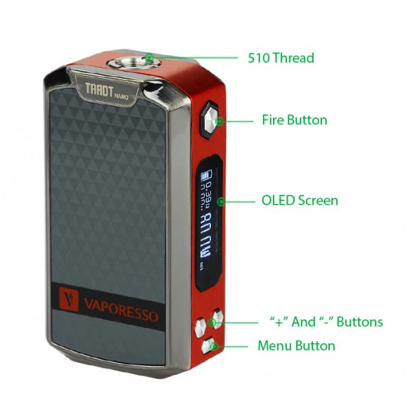 Vaporesso Tarot Nano 80 Вт 2500 мАч стартовый набор распылителя с баком Veco 2 мл