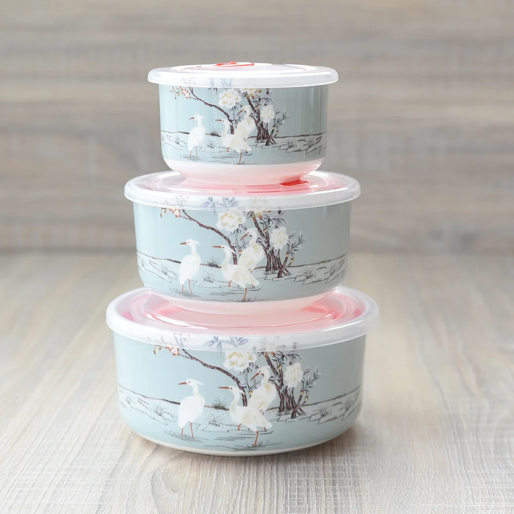 Бутик Европейский ручная роспись белый кран керамика костяного фарфора чаша