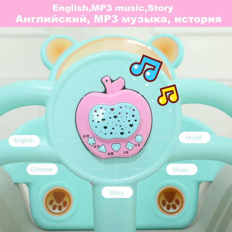 Совершенно новые пластиковые детские горки и качели для детской домашней
