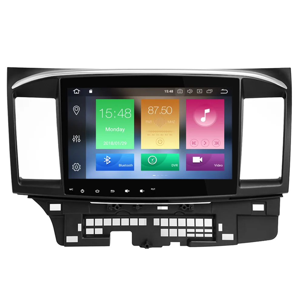 Автомобильный DVD-плеер для MITSUBISHI LANCER Android 8 0 Восьмиядерный 4 Гб ОЗУ 2 Din 10 1-дюймовый