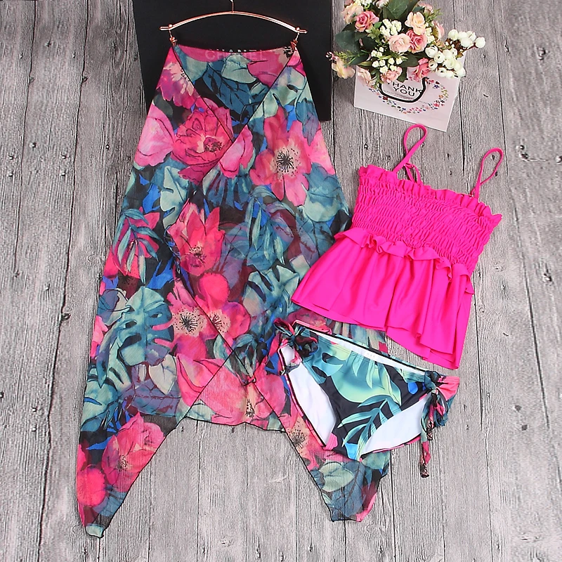 Купальник Танкини Топ настоящий женский спандекс разнообразная одежда