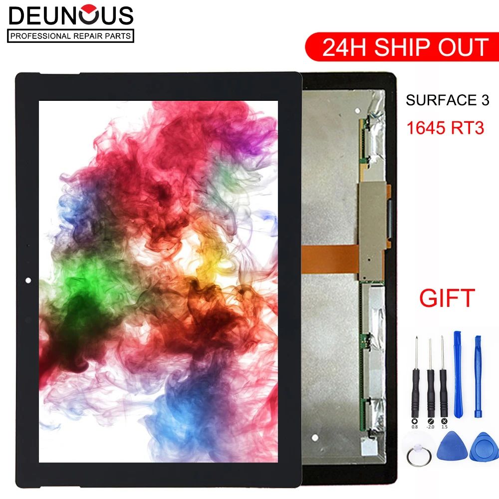 Новый ЖК-дисплей 10 8 дюйма в комплекте для Microsoft Surface 3 1645 RT3 кодирующий