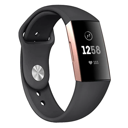 black Модный женский мужской браслет ремешок для Fitbit Charge 3 Band Замена мужских Т-часов Ремешок для Fitbit Charge 3 Аксессуары для смарт-часов - Цвет: black