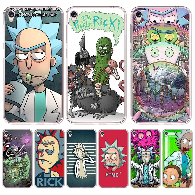 Phone Case Cover For Asus Zenfone Live ZB501KL Max 3 4 Pro M1 ZB602KL ZC520KL ZC520TL Soft TPU Silicone Luxury Rick And Morty |