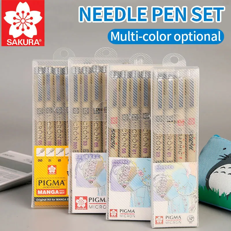

SAKURA Needle Pen Hand-painted Comics Design Sketch Needle For Drawing Pigma Micron Liner Brushes Hook Line Pen Art Supplies