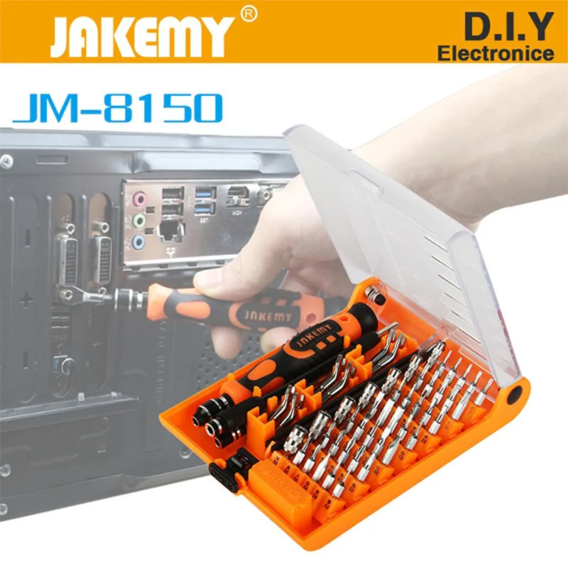 JAKEMY 52 in 1 Laptop Screwdriver Set Professional Repair Hand Tool Kit for Mobile Phone Computer Electronic Model DIY | Инструменты