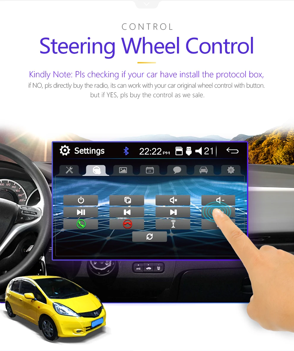 Mirror link Android 9,0 2 din автомобильное радио Авторадио 7 ''мультимедийный плеер Bluetooth handsfree FM/TF/USB камера заднего вида автомобильное радио