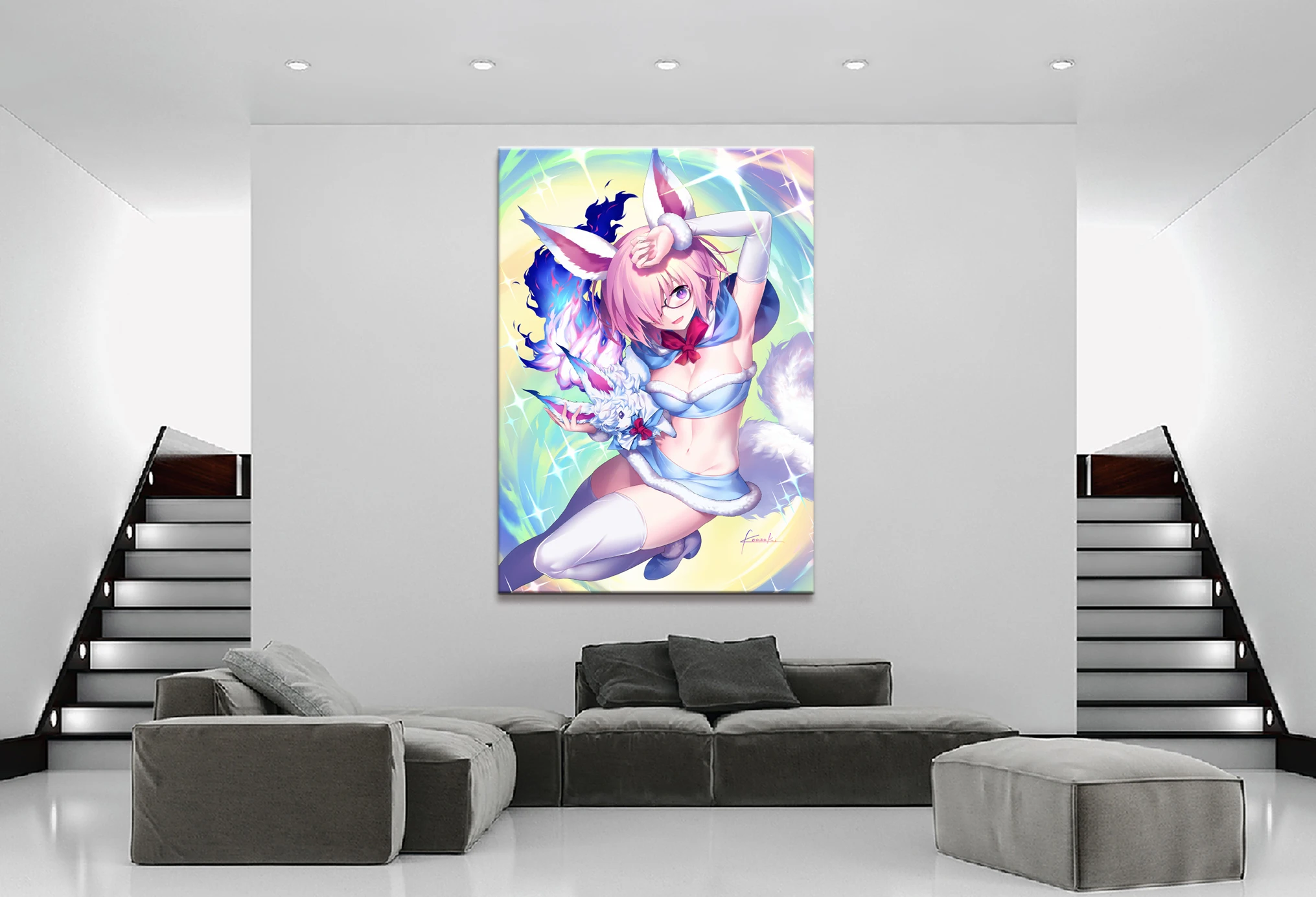 Домашний декор холст 1 штука милый сексуальный аниме Fate Grand Order Mashu художественные