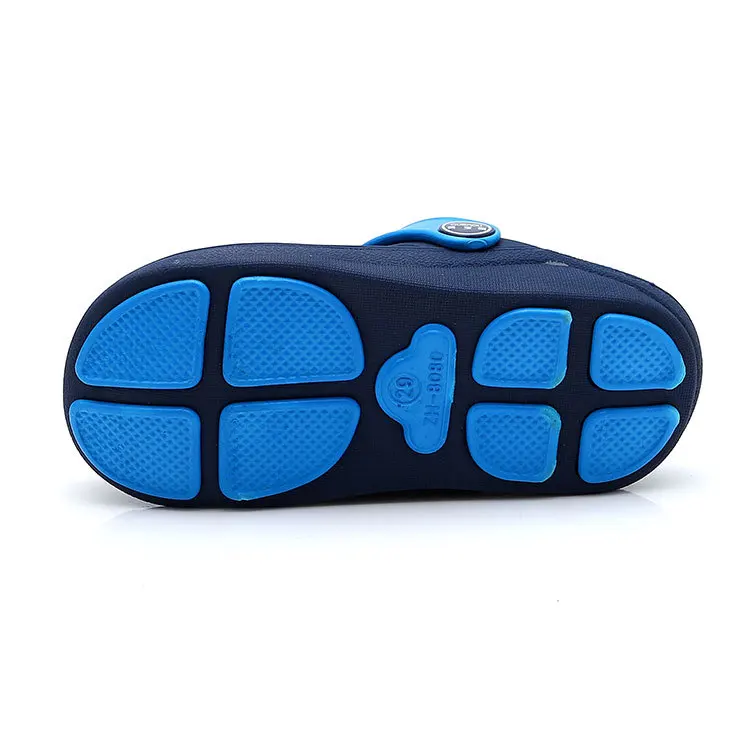 Новые модные пляжные шлепанцы для мальчиков и девочек детские сандалии летняя