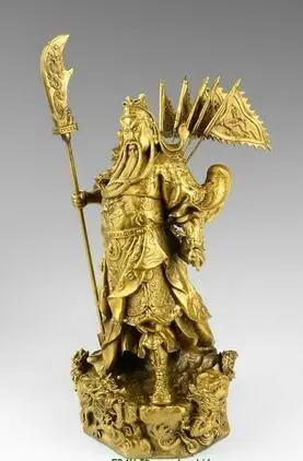 

Details about Chinese bronze brass Nine Dragon Warrior Statue Fi Chinese Bronze Sculpture wholesale Copper Brass Protect Pray