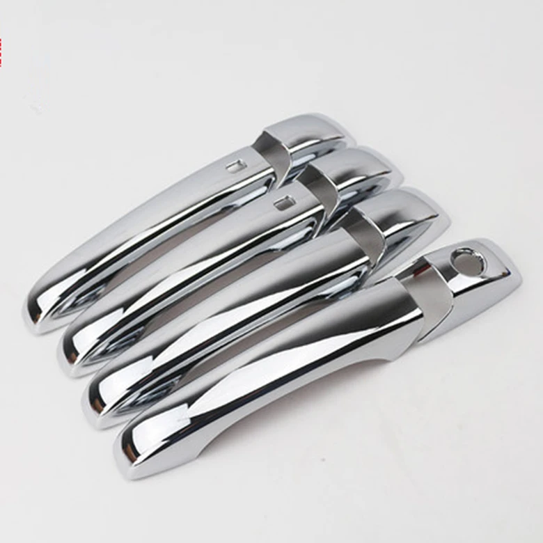 

High Quality Chrome Door Handle Cover Trim Sticker With SMART Keyhole For Jeep Patriot 2007-2014 Jeep Grand Cherokee 2011 - 2018