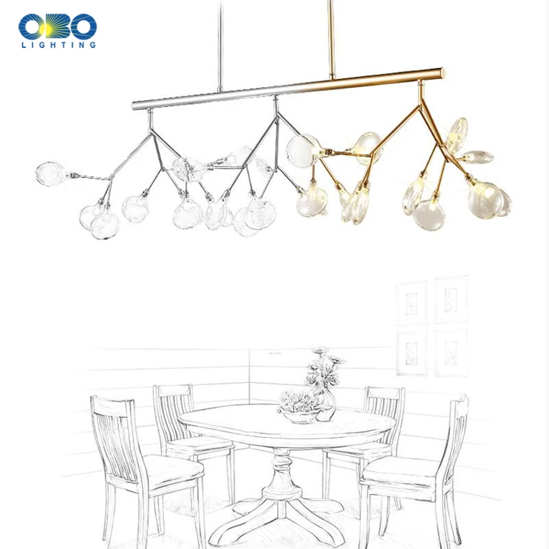 Sumptuous Post Modern Postmodern Pendant Lamp Gold Plated Iron Light Hotel Hall Tea House Lighting G4 110-240V | Лампы и освещение