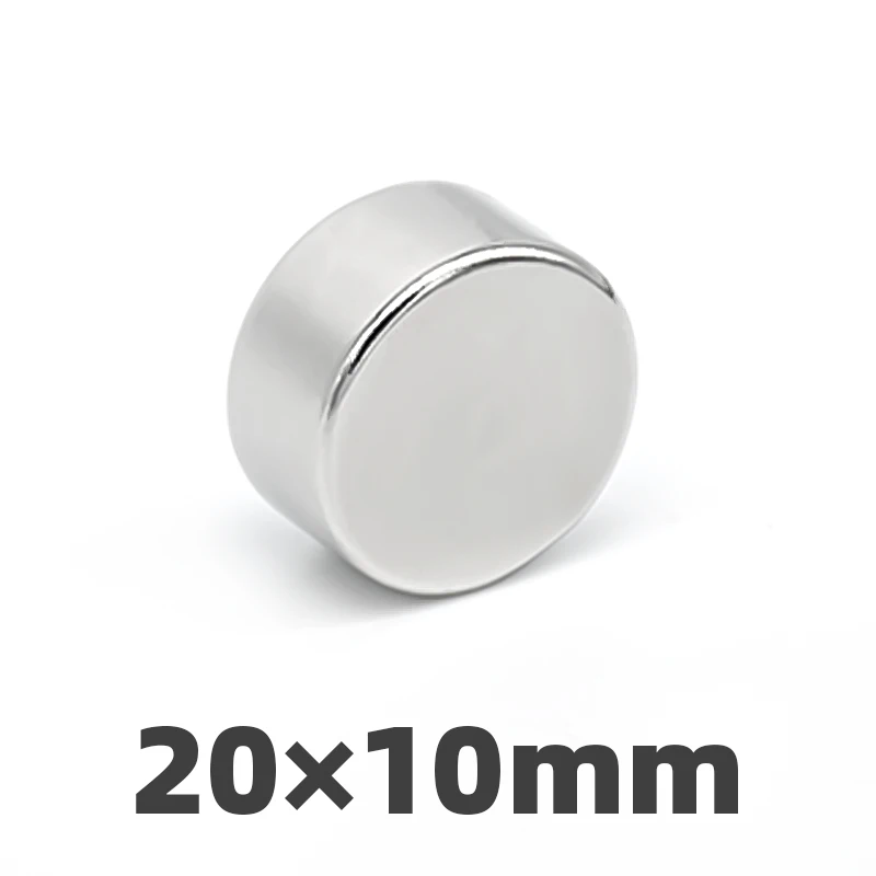 Aidiy2/5/10 шт 20x10 мм неодимовый магнит N35 20x10 мм супер сильные круглые мощные офисные Редкоземельных Магнитов Диск 20*10 мм
