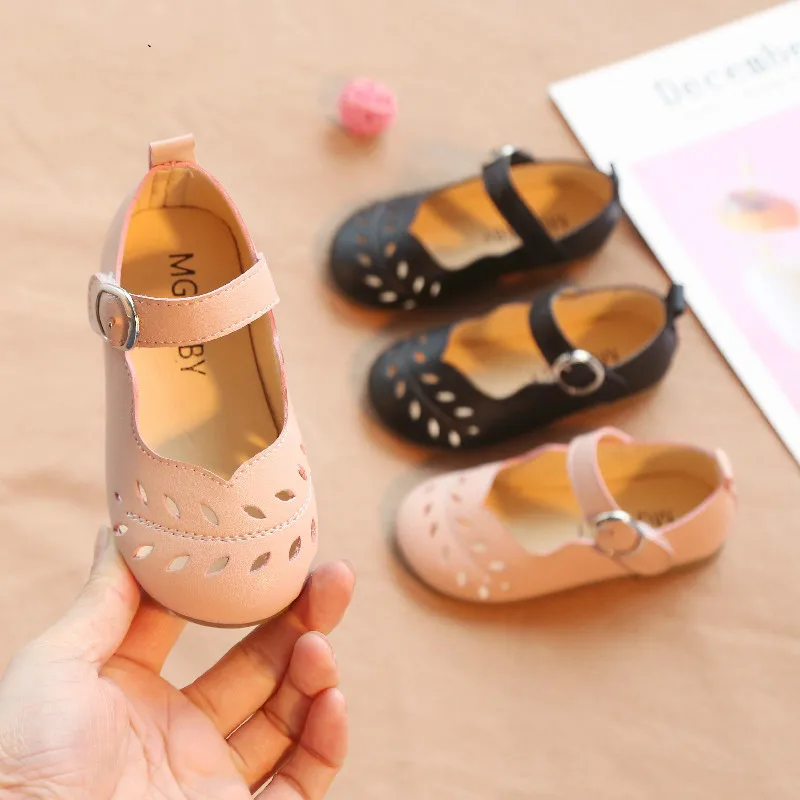 2019 летняя обувь для малышей маленькая девочка принцесса кожаные туфли