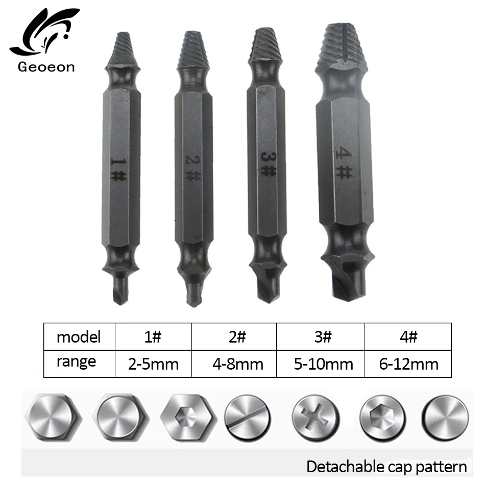 Набор столярных сверл с винтовым съемником 4 шт. набор регулировкой скорости