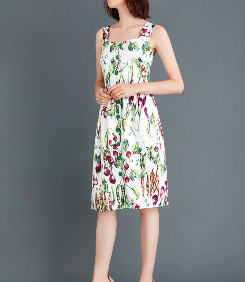 2018 Новый Цветочный принт Для женщин пикантные квадратным воротником модное