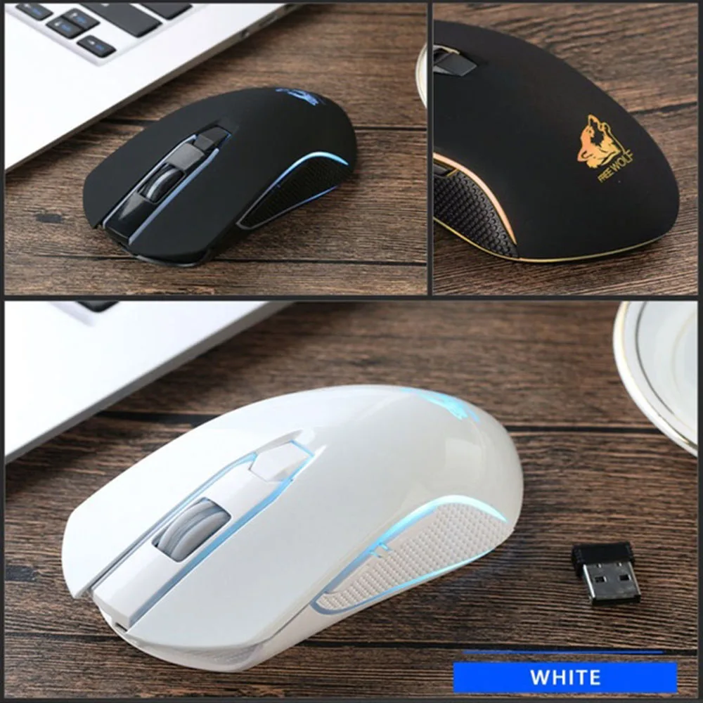 X9 Перезаряжаемые игра Мышь Беспроводной Bluetooth 2 функции Мышь геймер бесшумный светодиодный игровой клавиатурой с подсветкой Мышь