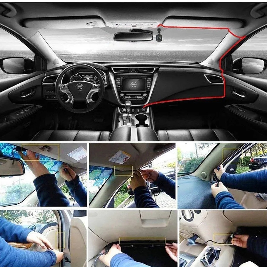 Видеорегистраторы для автомобилей Камера 1 5 дюймов Дисплей Dashcam Full HD 1080p видео