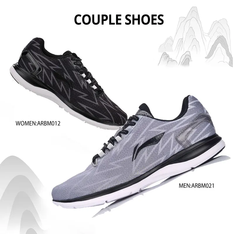 Li Ning мужской светильник беговая Обувь дышащая подушка спортивная обувь